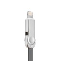 NILLKIN Plus III Kabel Micro USB + Lightning 2A 1m